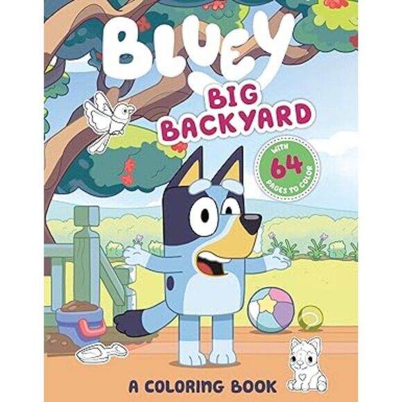Big Backyard A Coloring Book 64 pages - Picture 1 of 4